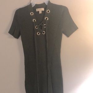 Michael Kors Olive Green Dress